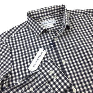 Mizzen+Main Mens Gingham men's long sleeve shirt, excellent condition!